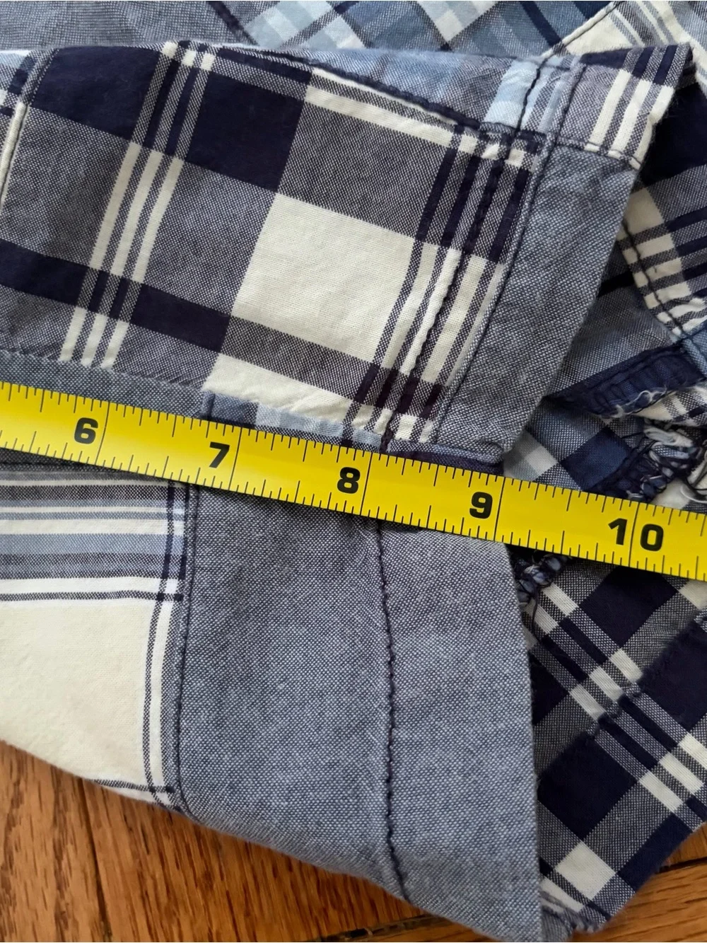 Vintage 90s Nautica Madras Patchwork Chino Shorts Mens 34 Nautical Y2K Prep 9”